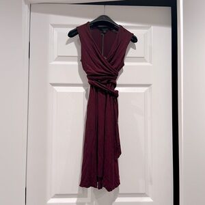 All saints jersey burgundy dress in XS brand new with tags